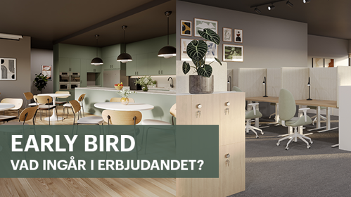 Earlybirderbjudande coworking